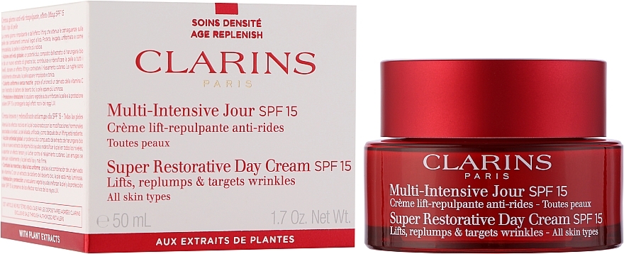 Крем для лица - Clarins Multi-Intensive Jour SPF 15 Super Restorative Day Cream — фото N2