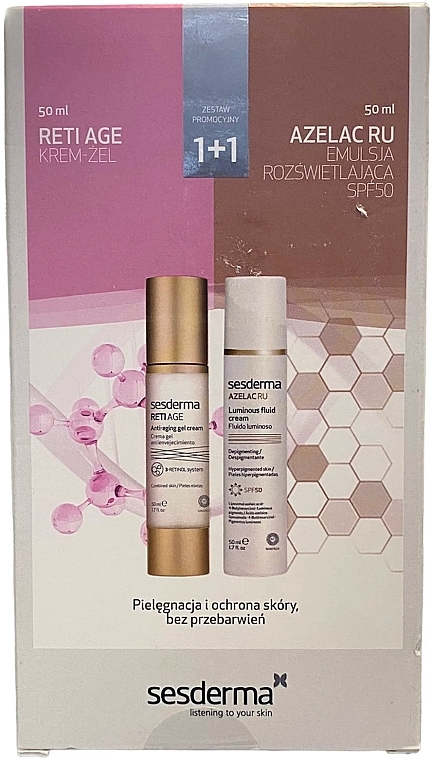 Набор - SesDerma Laboratories Reti Age+Azelac Ru (f/cr/gel/50ml + f/fl/cr/50ml) — фото N3