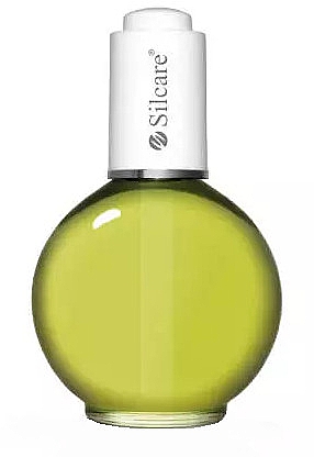 Масло для ногтей и кутикулы с ракушками "Киви" - Silcare Cuticle Oil Kiwi Deep Green — фото N1