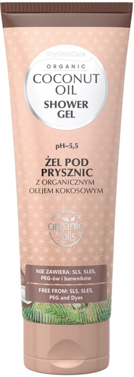 Гель для душу з кокосовою олією - GlySkinCare Coconut Oil Shower Gel — фото N1