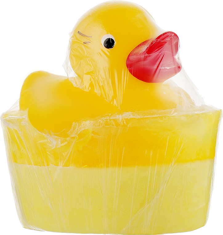 Глицериновое мыло "Утка. Большая игрушка", желтое - Organique Soaps — фото N1