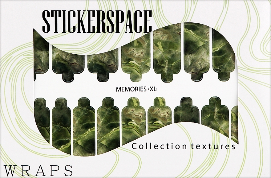 Дизайнерские наклейки для ногтей "Memories XL" - StickersSpace — фото N1