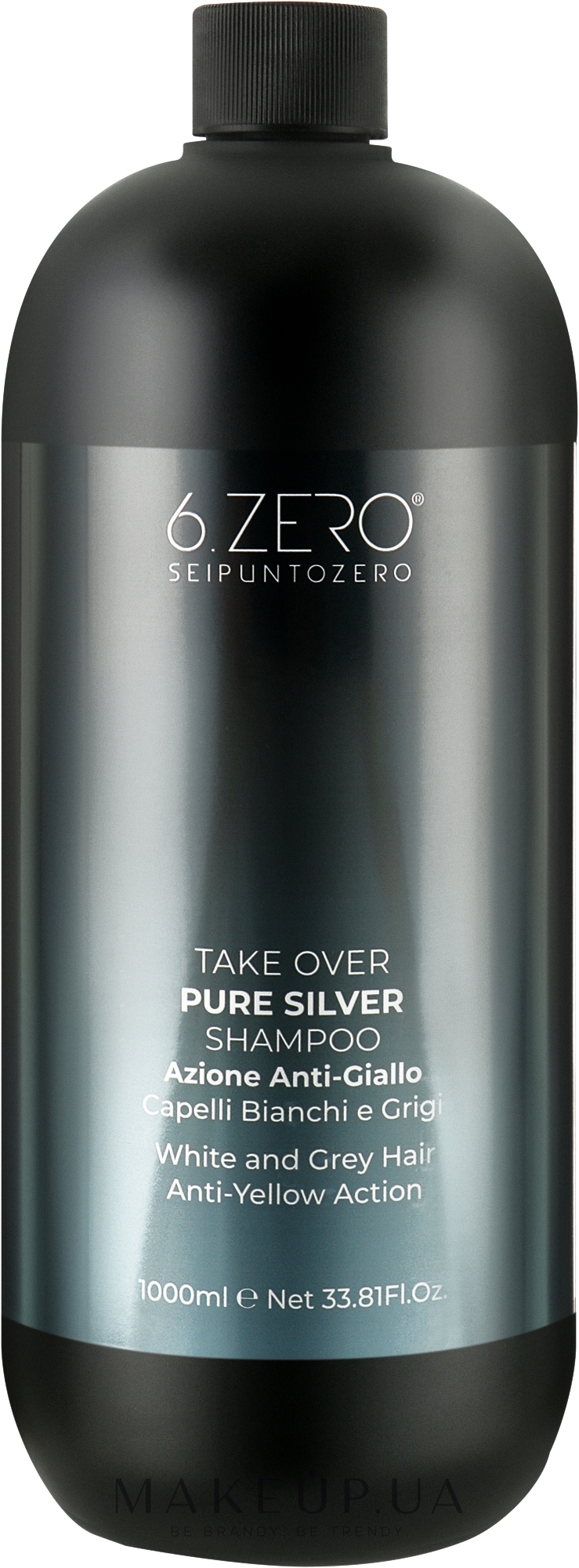 Шампунь з антижовтим ефектом - Seipuntozero Take Over Pure Silver — фото 1000ml