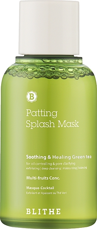 Сплеш-маска для відновлення шкіри "Зелений чай" - Blithe Patting Splash Mask Soothing Green Tea — фото N4