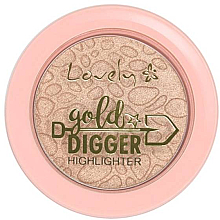 Хайлайтер для лица - Lovely Gold Digger Highlighter — фото N1