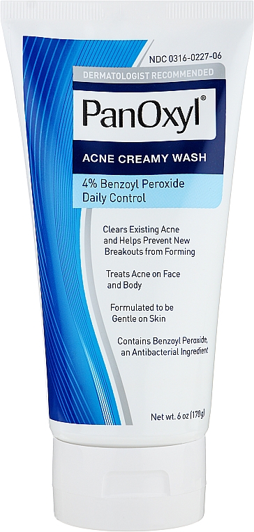 Крем для вмивання з 4% перекисом бензоїлу - PanOxyl Acne Creamy Wash Benzoyl Peroxide 4%