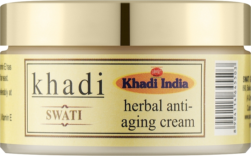 Аюрведический травяной антивозрастной крем - Khadi Swati Ayurvedic Herbal Anti-Aging Cream — фото N1