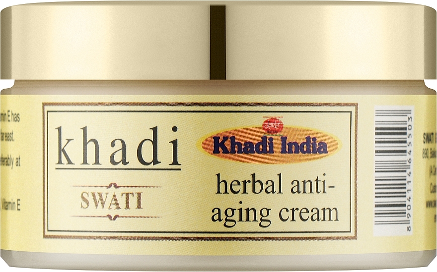 Аюрведичний трав'яний антивіковий крем - Khadi Swati Ayurvedic Herbal Anti-Aging Cream — фото N1