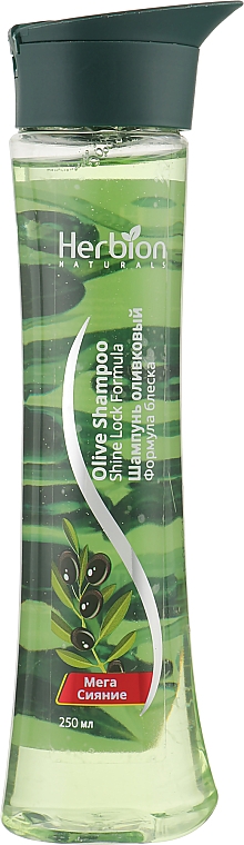 Шампунь для волос "Оливковый" - Herbion Shine Lock Formula Olive Shampoo