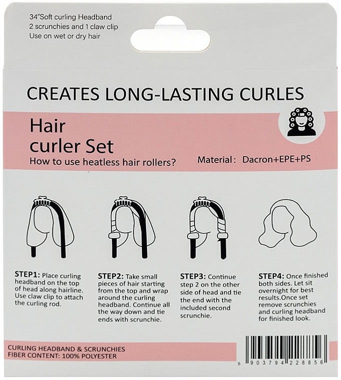 Мягкие бигуди для холодной завивки волос и создания локонов - Echolux MaxEcho Hair Curler Set — фото N3