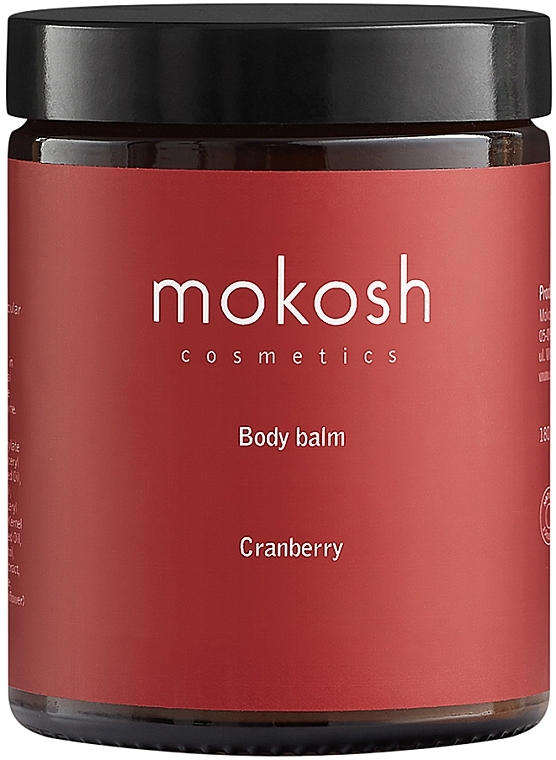 Бальзам для тела "Клюква" - Mokosh Cosmetics Body Balm Cranberry — фото N1