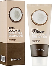 Пилинг-скатка с кокосовым маслом - FarmStay Real Coconut Deep Clear Peeling Gel — фото N2