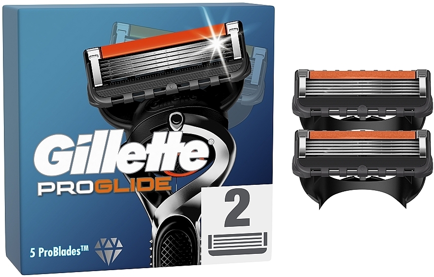 Сменные кассеты для бритья, 2 шт. - Gillette Fusion ProGlide