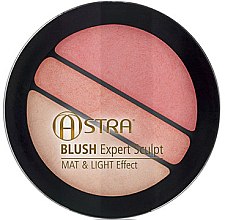 Духи, Парфюмерия, косметика Румяна для лица - Astra Make-up Blush Expert Sculpt