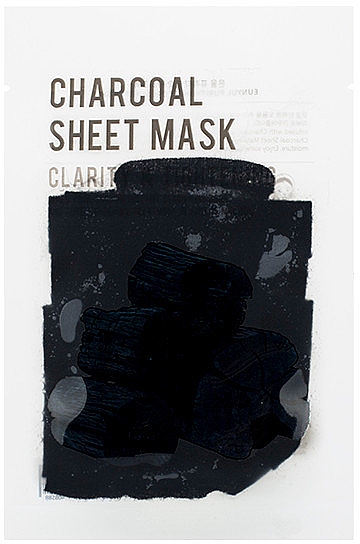 Тканинна маска з деревним вугіллям - Eunyul Purity Charcoal Sheet Mask — фото N1