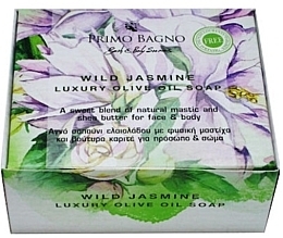 Мыло для лица и тела с оливковым маслом - Primo Bagno Wild Jasmine Luxury Olive Oil Soap — фото N1