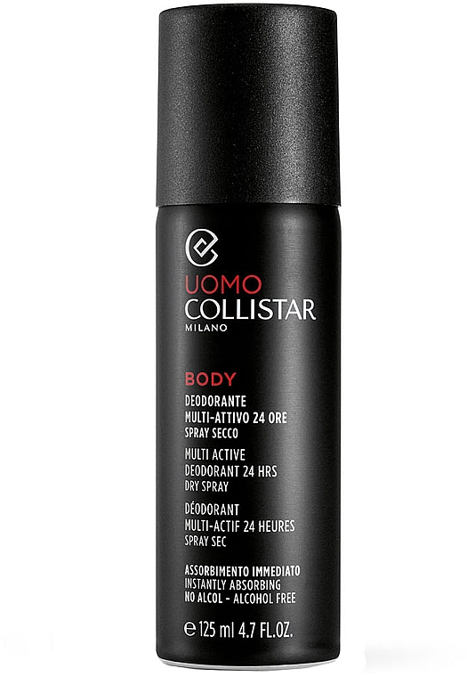 Сухой дезодорант-спрей - Collistar Linea Uomo Multi-Active Deodorant 24 Hours 