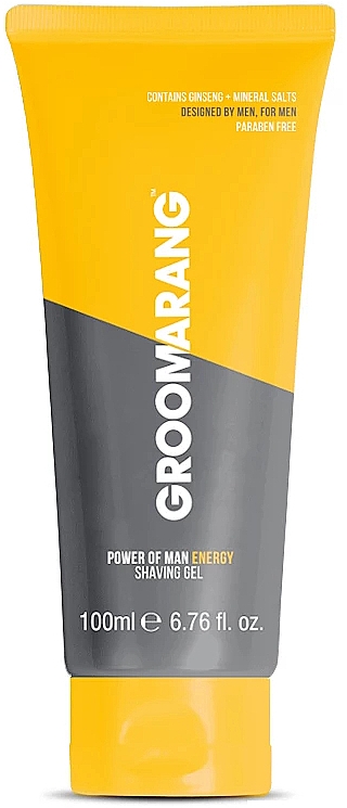 Гель для бритья - Groomarang Power Of Man Energy Shaving Gel — фото N1