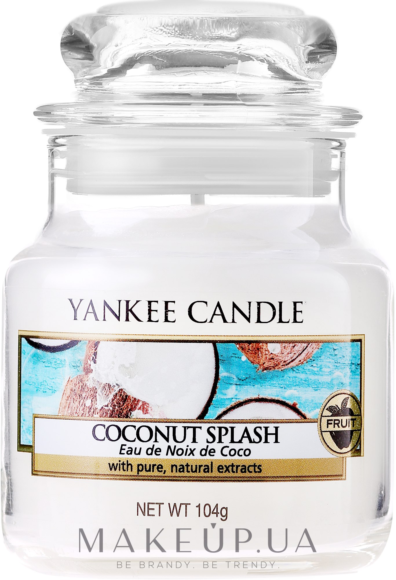 Ароматична свічка у банці - Yankee Candle Coconut Splash — фото 104g