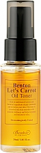 Двухфазный тонер с маслом моркови - Benton Let’s Carrot Oil Toner (мини) — фото N1