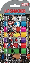 Набор бальзамов для губ - Lip Smacker Marvel Party Pack (lip/balm/8x4g) — фото N1