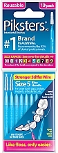 Міжзубні йоржики 5, блакитні, 10 шт. - Piksters Interdental Brushes Blue Size 5 — фото N1