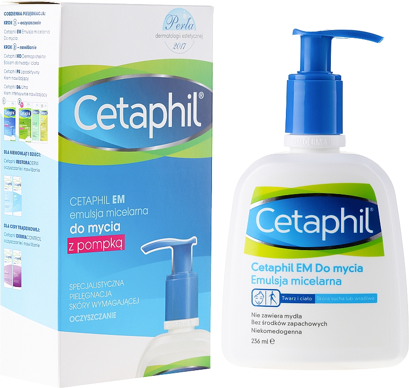 Очищающий гель для лица и тела для всех типов кожи - Cetaphil Face & Body Gentle Skin Cleanser — фото N3