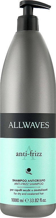 Шампунь для хвилястого та неслухняного волосся - Allwaves Anti-Frizz Shampoo — фото N1