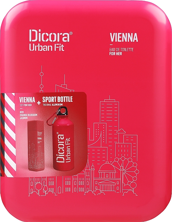 Dicora Urban Fit Vienna - Набор (edt/100ml + bottle) — фото N1