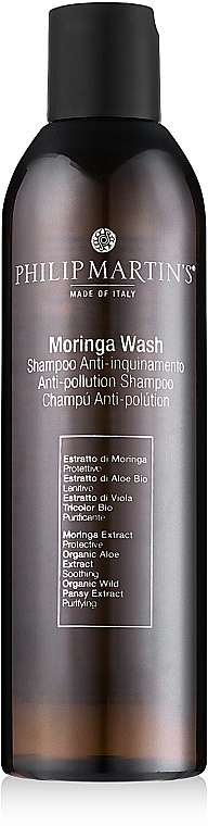Шампунь для захисту волосся від впливу навколишнього середовища - Philip Martin's Moringa Wash — фото N6
