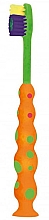 Духи, Парфюмерия, косметика Зубная щетка M65, мягкая "Дино", оранжевая - Mattes Rebi-Dental Dino Tothbrush