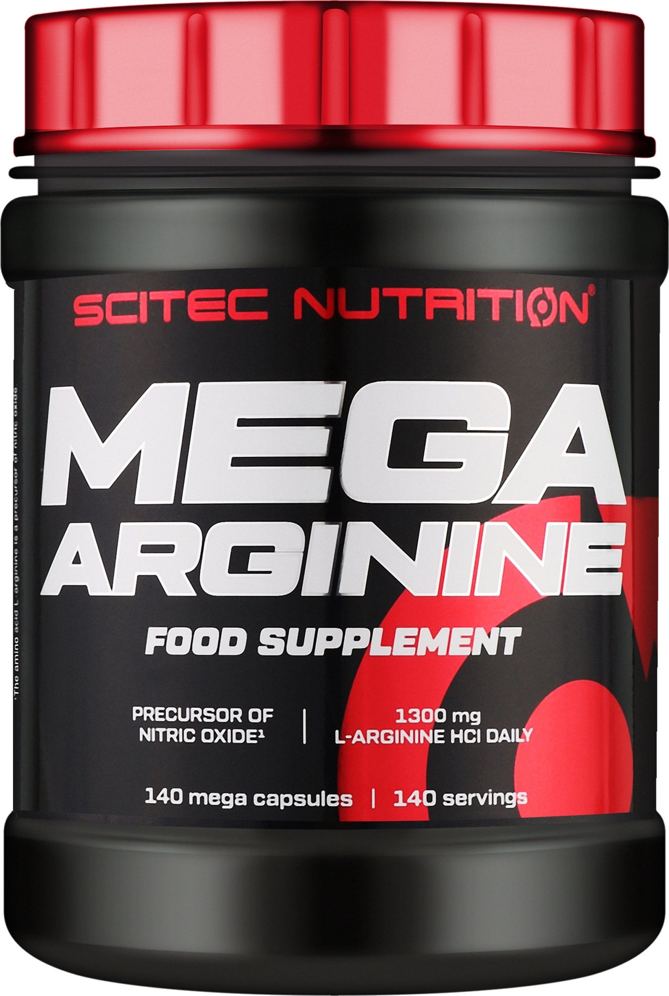 Аминокислота "Аргинин", капсулы - Scitec Nutrition Mega Arginine — фото 140шт