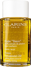 Набор - Clarins Tonic Body Treatment Set (b/oil/100ml + conc/30ml + b/balm/30ml + acc) — фото N3