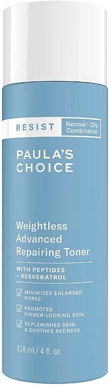 Антивіковий тонік для обличчя - Paula's Choice Resist Anti-Aging Repairing Toner — фото N1
