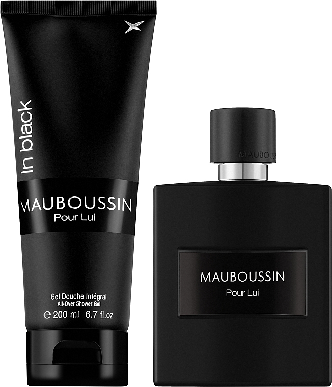 Mauboussin Pour Lui In Black - Набор (edp/100ml + sh/gel/200ml) — фото N2