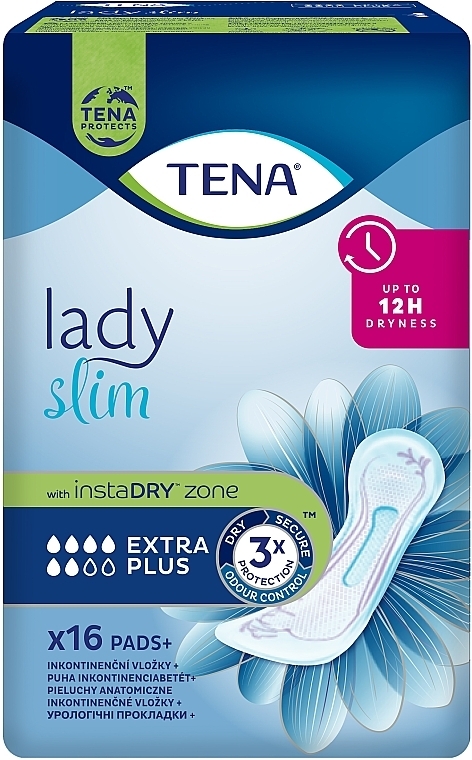 Урологічні прокладки, 16 шт. - TENA Lady Slim Extra Plus — фото N2