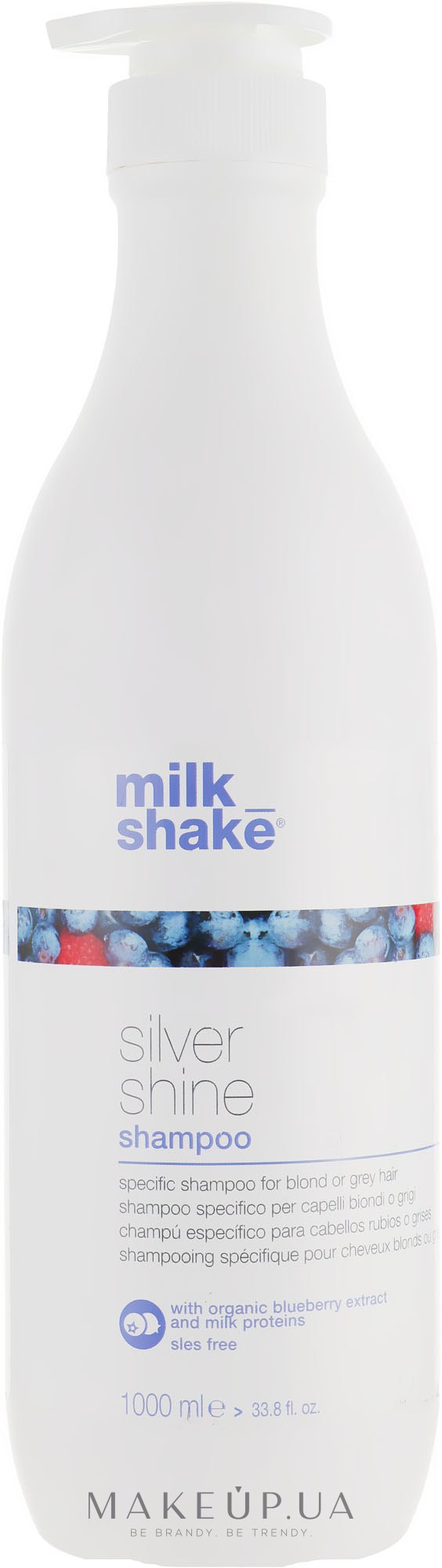 Шампунь для светлых волос - Milk_Shake Silver Shine Shampoo — фото 1000ml