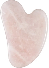 Скребок гуаша из розового кварцевого камня - Glov Pink Quartz Gua Sha Stone — фото N1