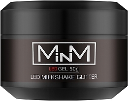 Гель камуфлирующий LED - M-in-M Gel LED Milkshake Glitter — фото N4