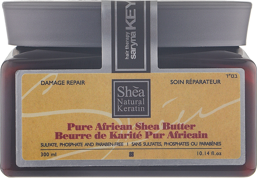 Восстанавливающее масло-крем - Saryna Key Damage Repair Pure African Shea Butter — фото N1
