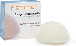 Спонж для лица - Florame Natural Facial Konjac Sponge — фото N1