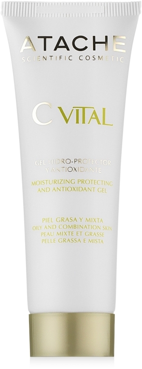 Гідрозахисний антиоксидантний крем-гель - Atache C Vital Cream-Gel Oily & Combination Skin — фото N2