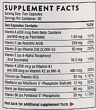 Мультивитамины без железа, капсулы - Thorne Research Basic Nutrients 2/Day — фото N3