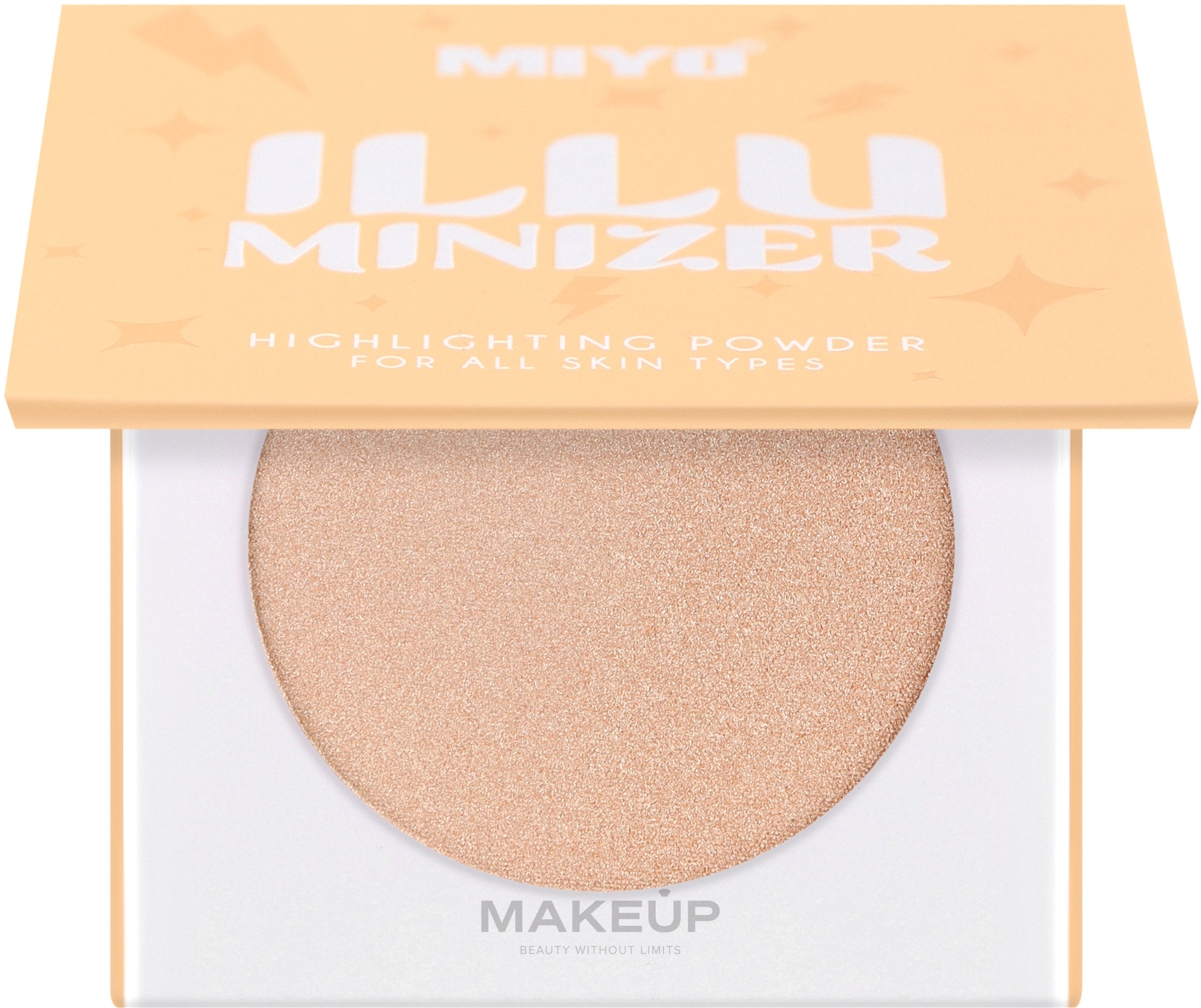 Пудра-хайлайтер для обличчя й тіла - Miyo Illuminizer Highlighting Powder — фото 01 - Galle Light