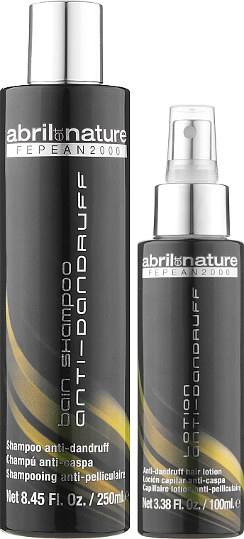 Набір - Abril Et Nature Anti-Dandruff Treatment Pack (Shampoo/250ml + Lotion/100ml) — фото N2