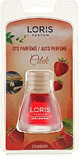 Арома підвіска для автомобіля "Полуниця" - Loris Parfum — фото N1