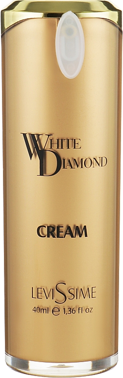 Омолаживающий дневной крем для лица с белым трюфелем - LeviSsime White Diamond Cream SPF 15