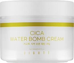 Зволожувальний крем для обличчя з екстрактом центели - Jigott Cica Water Bomb Cream — фото N1
