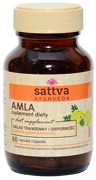 Пищевая добавка - Sattva Ayurveda Amla Extract Supplement — фото N1