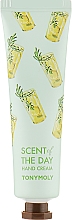 Парфумерія, косметика Крем для рук з мандарином, лаймом, лимоном і вербеною - Tony Moly Scent Of The Day Hand Cream So Fresh